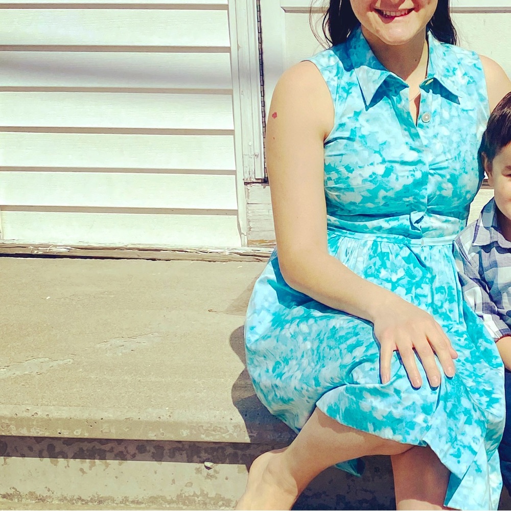 Flower patterned dress